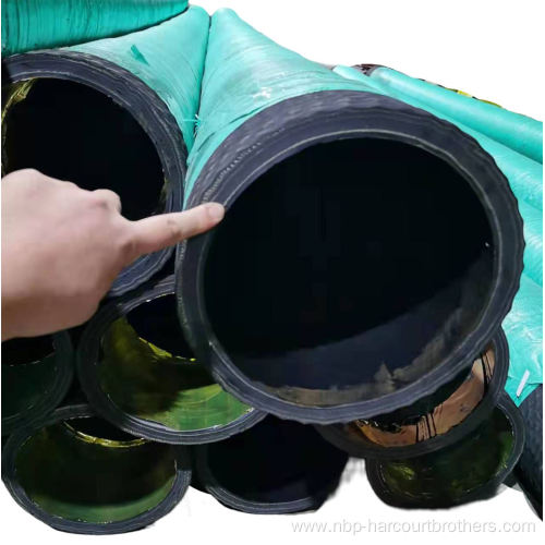 flange flexible discharge dredging slurry rubber hose